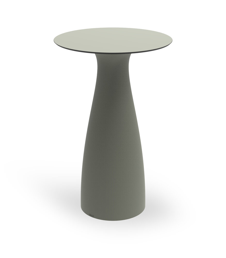 Boabab tafel M met een tafelhoogte van 74 cm -  hpl tafelblad - vol kunststof tafelpoot