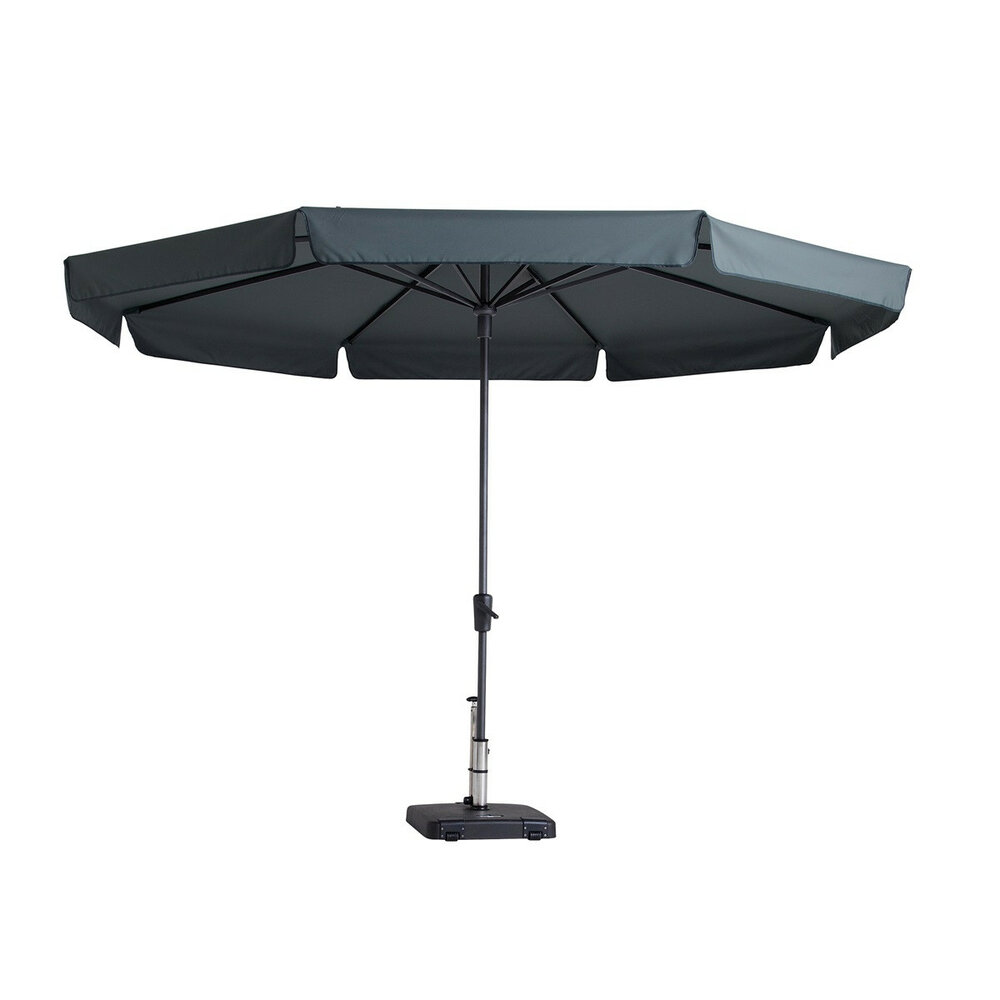 Madison Syros Luxe - Staande Parasol - Rond 3.5 meter - Grijs