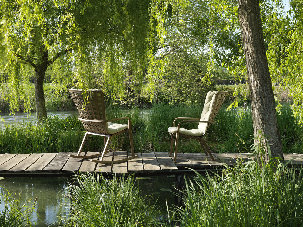Nardi outdoor Folio - Relax fauteuil - Tabacco - Verstelbare rugleuning - Hoogwaardige kunststof