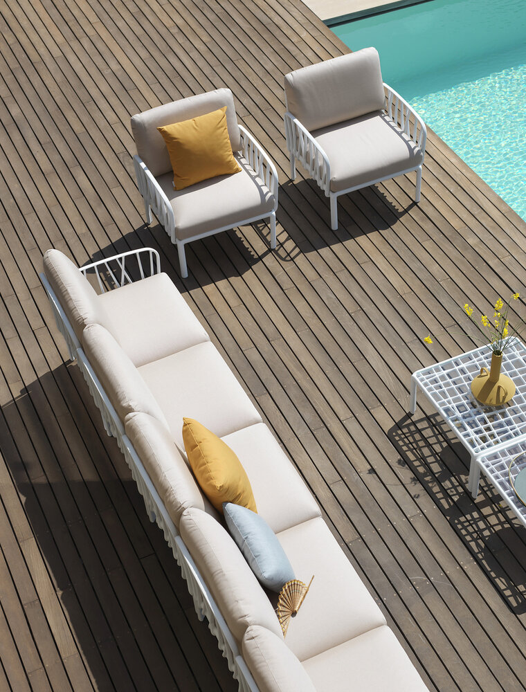 Nardi Komodo 5 - modulaire loungeset - wit