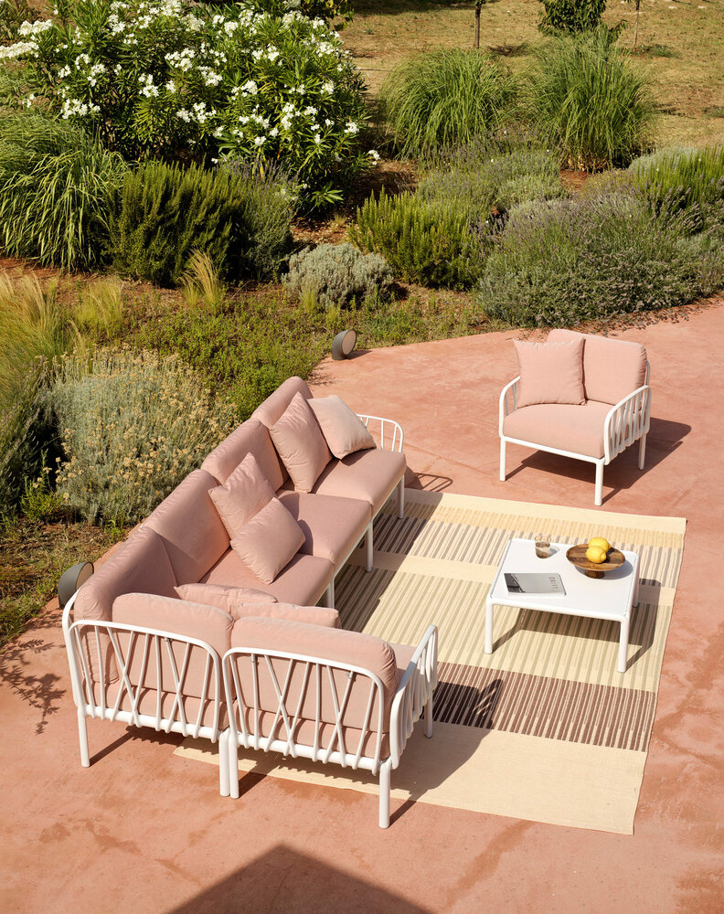 Nardi Komodo 5 - modulaire loungeset - wit