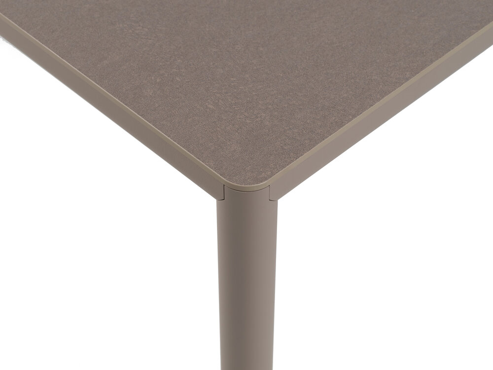 Nardi Piave 160x90 - Tuintafel - Rechthoekig - 160x90 cm - Tortora