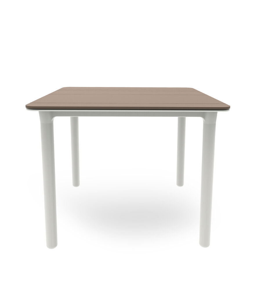 Resol Noa Kunststof Tuintafel 90x90 kleur: arena / wit
