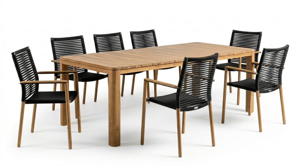Callisto Nusa - Tuintafel - 200x100 cm - Teak