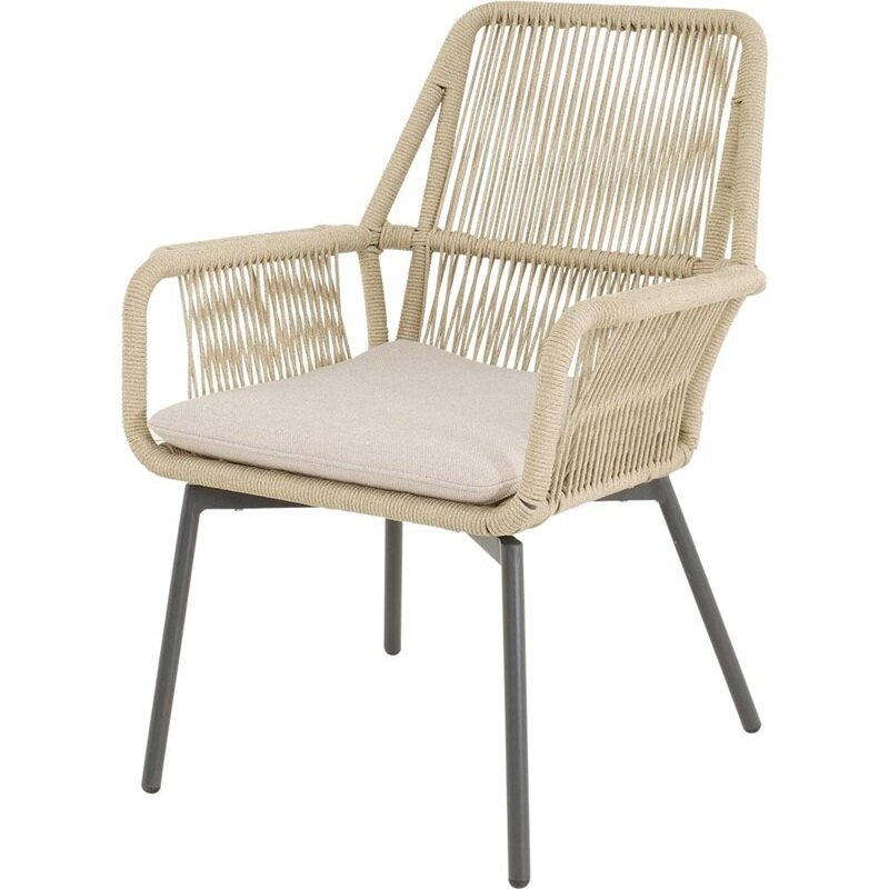 Lesli Living Silas - Armstoel - Rope - Beige