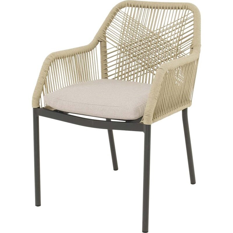 Lesli Living Akita - Armstoel - Rope - Beige
