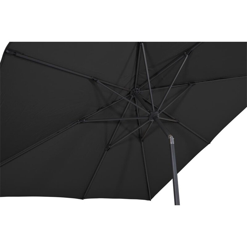 Lesli Living Libra - Staande Parasol - Vierkant 2.5 meter - Zwart