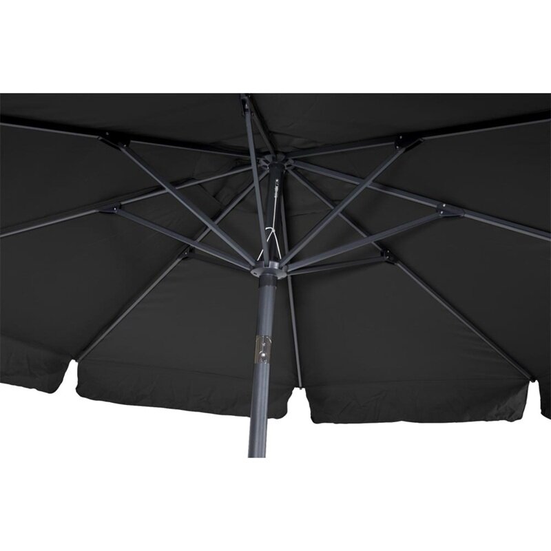 Lesli Living Libra - Staande Parasol - Rond 3 meter - Zwart