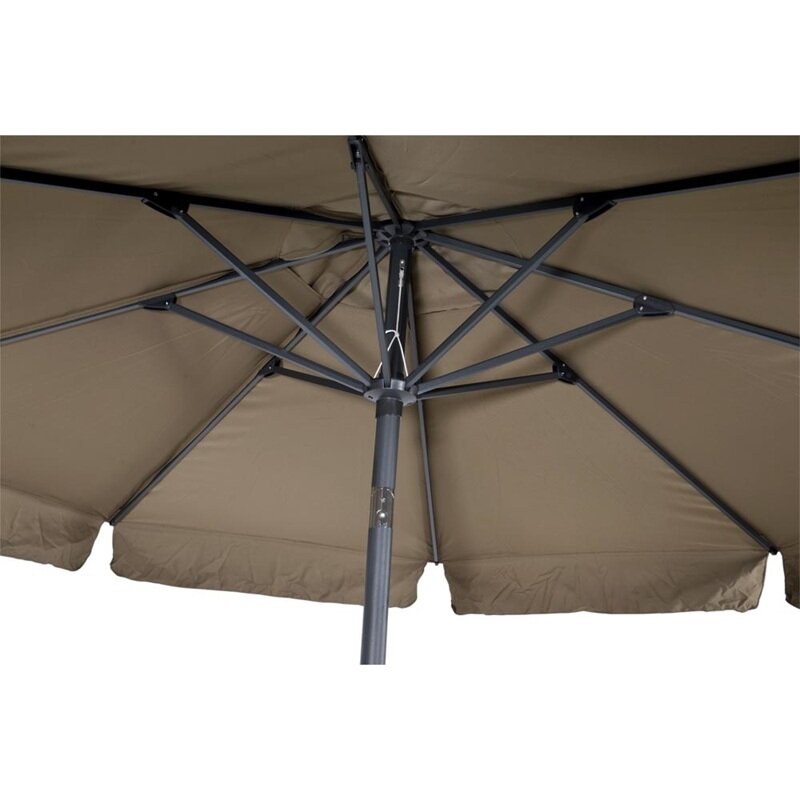 Lesli Living Libra - Staande Parasol - Rond 3 meter - Taupe