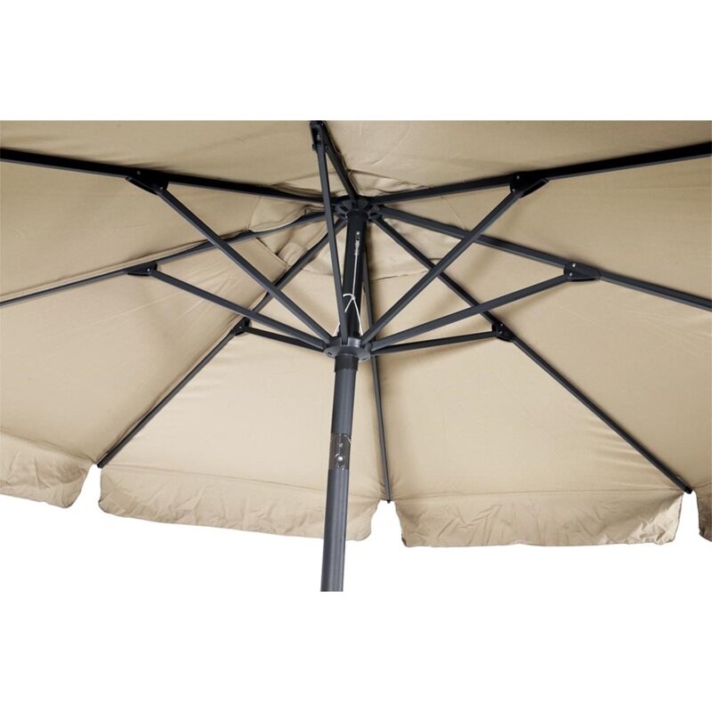 Lesli Living Libra - Staande Parasol - Rond 3 meter - Ecru