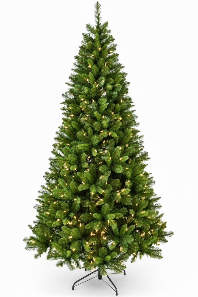National Tree Company Akron - Kunstkerstboom - 183 cm - 300 warm witte Leds