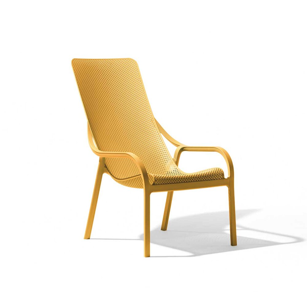 nardi outdoor net loungestoel senape