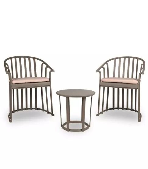 Raff duoset - Arena - 2 Stoelen - Inclusief Kussens - Tafeltje