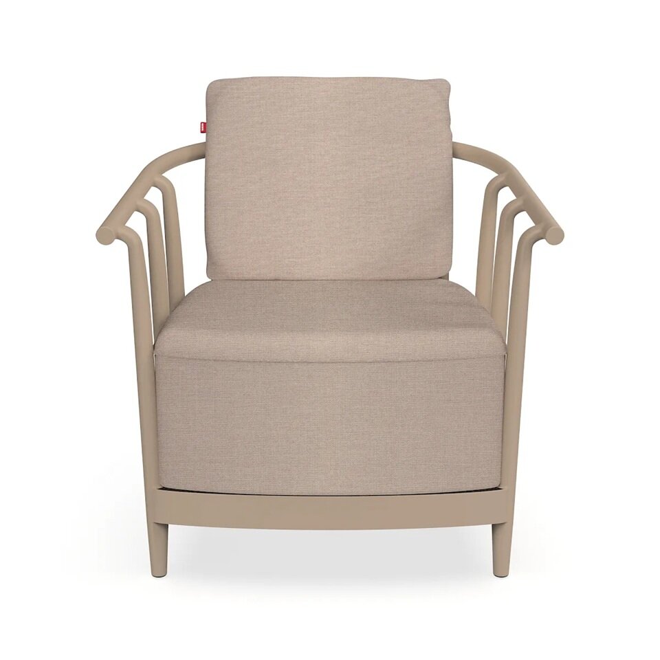 Resol Raff - Loungestoel - frame Duna - kussens Mud - Polypropyleen frame