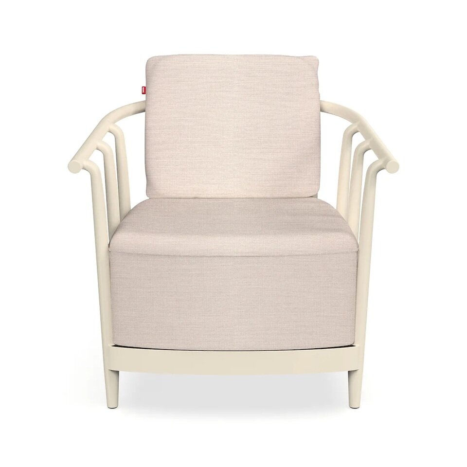Resol Raff - Loungestoel - frame Nacar - kussens Hazelnut