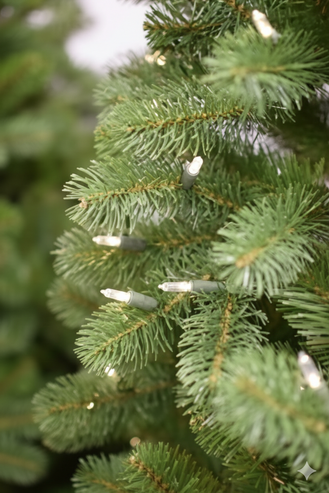 National Tree Company Bayberry - Kunstkerstboom -  228 cm - Leds - mix PE en PVC