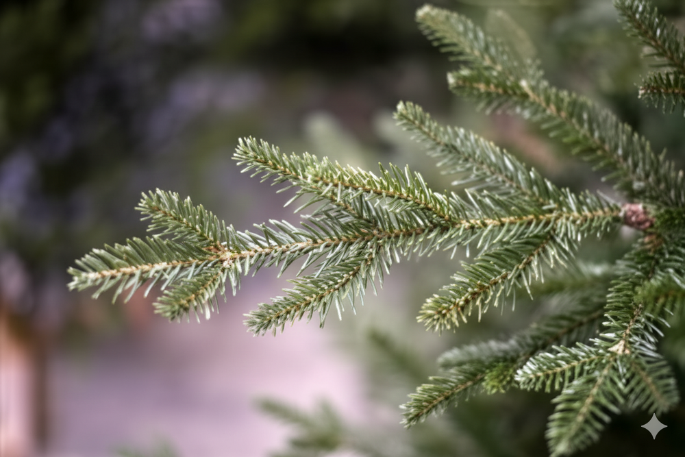 Our Nordic Christmas Arkansas - Kunstkerstboom - 213 cm - donkergroen - houten voet