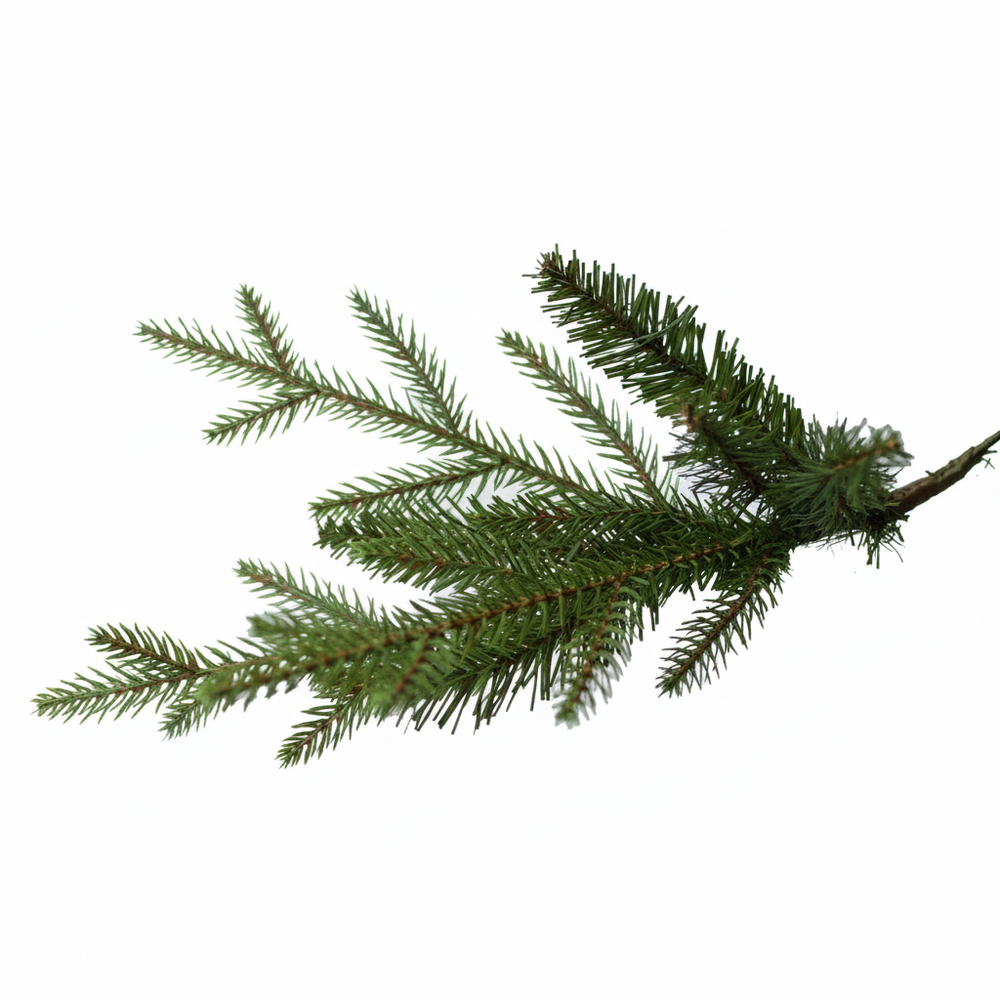 Our Nordic Christmas Arkansas - Kunstkerstboom - 228 cm - donkergroen - houten voet