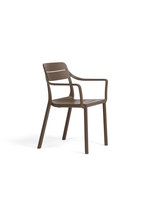 Nardi Cassia Armstoel &ndash; Compact Design &amp; Weerbestendig &ndash; Made in Italy - Tabacco