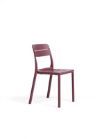 Nardi Cassia Bistrot - Stoel &ndash; Armloos &amp; Stapelbaar &ndash; Made in Italy - Borgogna
