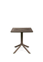 Nardi Clip 70 - Terrastafel - Vierkant 70 cm - Tabacco