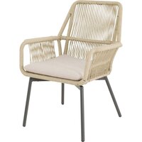 Lesli Living Silas - Armstoel - Rope - Beige