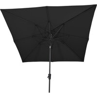 Lesli Living Libra - Staande Parasol - Vierkant 2.5 meter - Zwart