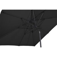 Lesli Living Libra - Staande Parasol - Vierkant 2.5 meter - Zwart
