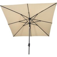 Lesli Living Libra - Staande Parasol - Vierkant 2.5 meter - Ecru