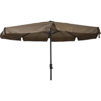 Lesli Living Libra - Staande Parasol -Opdraaimechanisme - Rond 3.5 meter - Taupe