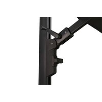 Lesli Living Libra Push Up - Staande Parasol - Rond 3 meter - Grijs