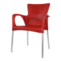 lesli living bella stapelstoel rood