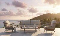 Loungetafel met keramisch glasblad Carlijn Tendence Tuinmeubelen