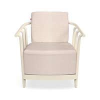 Resol Raff - Loungestoel - frame Duna - kussens Mud