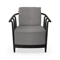 Resol Raff - Loungestoel - frame Noche - kussens Smoke