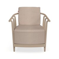 Resol Raff - Loungestoel - frame Duna - kussens Mud - Polypropyleen frame