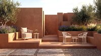 Resol Raff - Loungestoel - frame Noche - kussens Smoke