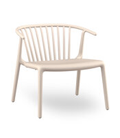 Resol Woody loungestoel Marfil-  vol kunststof frame - voor binnen en buiten - UV bestendig