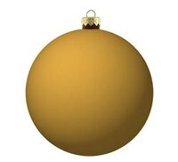 Kerstbal rond 10 cm Goud mat