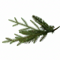 Our Nordic Christmas Arkansas - Kunstkerstboom - 243 cm - donkergroen - houten voet