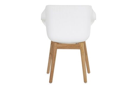 Hartman Sophie Teak Armchair, kleur: royal white