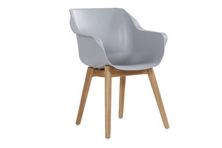 Hartman Sophie Teak Armchair, kleur: mighty grey