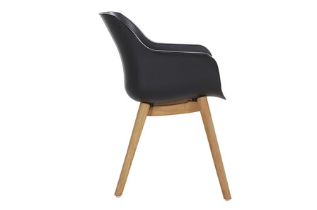 Hartman Sophie Teak Armchair, kleur: carbon black