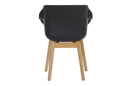 Hartman Sophie Teak Armchair, kleur: carbon black