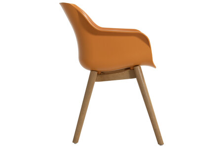 Hartman Sophie Teak Armchair, kleur: curry yellow