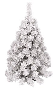 Mala flocked kunstkerstboom 60 cm