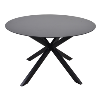 Tuinset Crest tafel rond 120 met 4 nardi net armstoelen