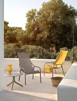 Nardi outdoor Net - Loungestoel - kleur Tortora - Stapelbaar - 100% Recyclebaar
