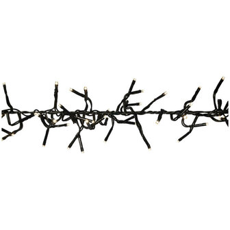Super Cluster - Kerstverlichting - mini LED - Groen snoer - IP44