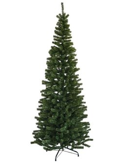 Smalle kunstkerstboom Silhouette 240 cm hoog